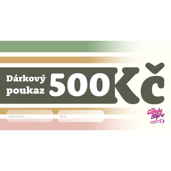 Ajándékutalvány 500 CZK - online