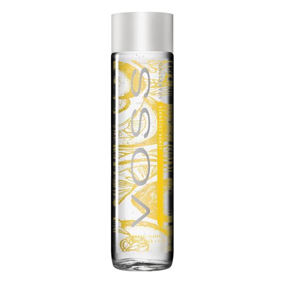 VOSS Lemon Cucumber Perlivá Sklo 375 ml Celé Balení 12 ks