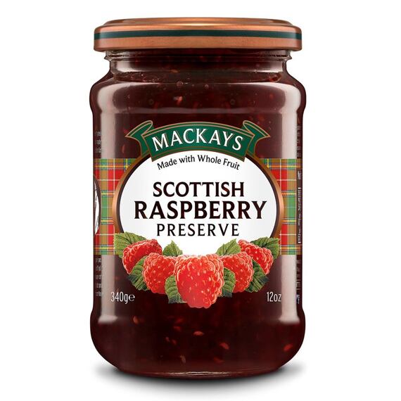 Mackays skotská malinová marmeláda 340 g