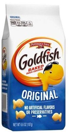 Goldfish pšeničné krekry ve tvaru rybiček 187 g