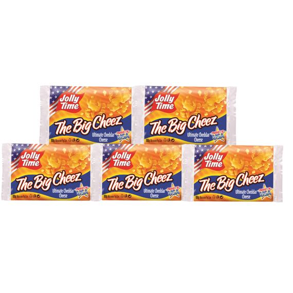 Jolly Time The Big Cheez popkorn s příchutí sýru 100 g Zvýhodněné Balení 5 ks