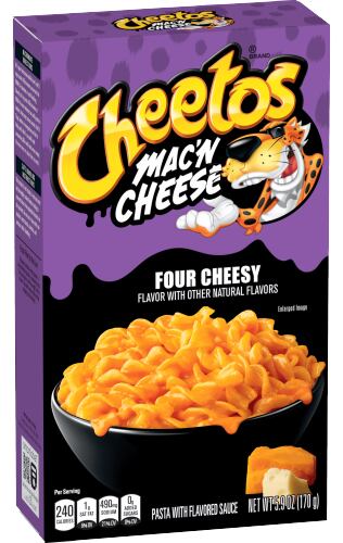 Cheetos Mac 'n Cheese instantní těstoviny s omáčkou s příchutí čtyř sýrů 170 g