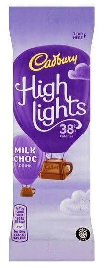 Cadbury Highlights instantní horká čokoláda se sníženým obsahem cukru 11 g