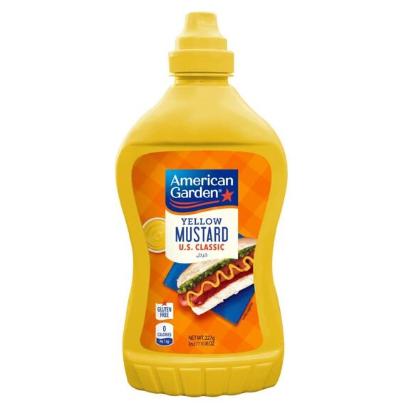 American Garden U.S. Squeeze hořčice 227 g