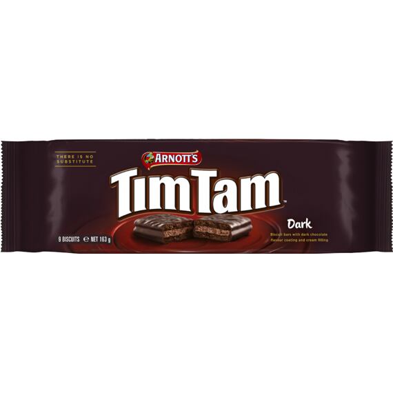 Tim Tam čokoládové sušenky s polevou z hořké čokolády 163 g