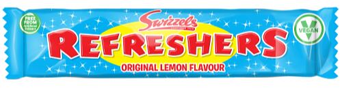 Swizzels Refreshers žvýkací páska s příchutí citronu 18 g
