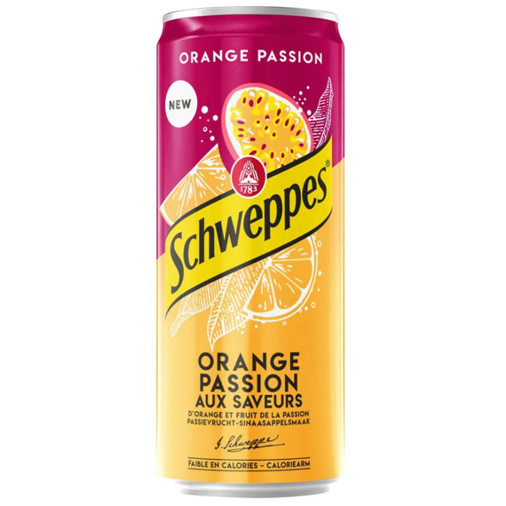 Schweppes tonic s příchutí pomeranče a marakuji 330 ml