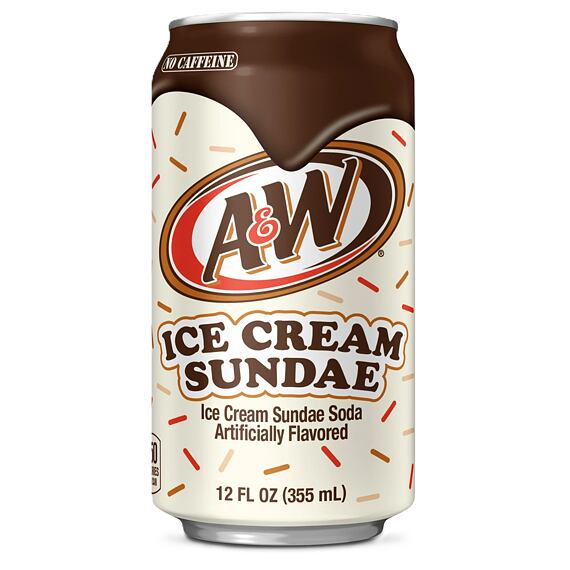 A&W limonáda s příchutí kořenového piva s příchutí zmrzliny 355 ml