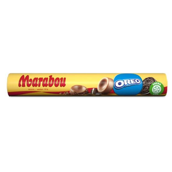 Marabou Oreo bonbony z mléčné čokolády s kousky sušenek 67 g
