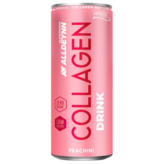 Alldeynn Collgen Barack, mandarin és sárgabarack ízű ital cukormentes kollagénnel 330 ml