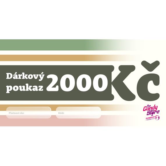 Ajándékutalvány 2000 CZK - online
