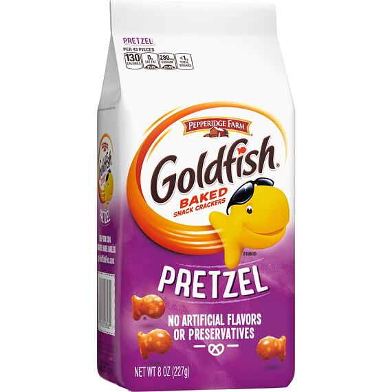 Goldfish preclíkové krekry ve tvaru rybiček 227 g