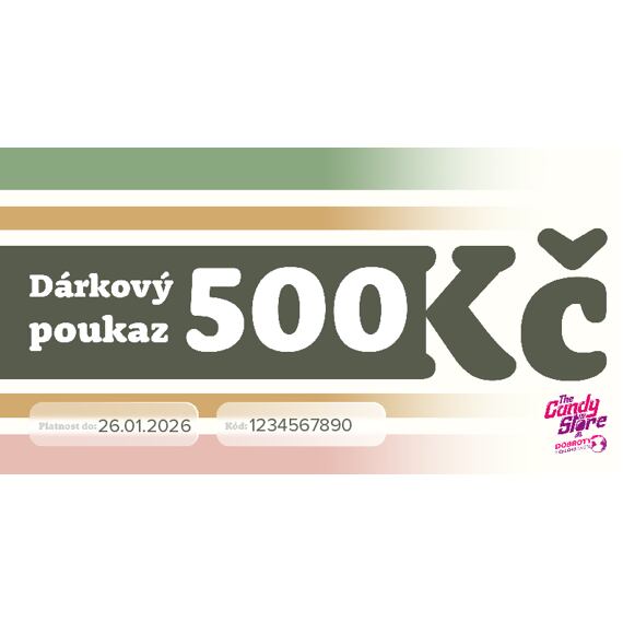 Dárkový Poukaz 500 Kč - online