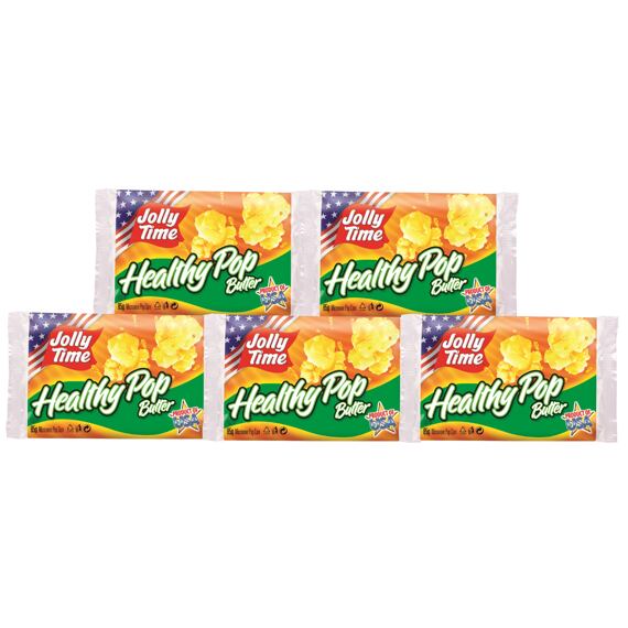 Jolly Time Healthy Pop Butter nízkokalorický popkorn s máslovou příchutí 85 g Zvýhodněné Balení 5 ks
