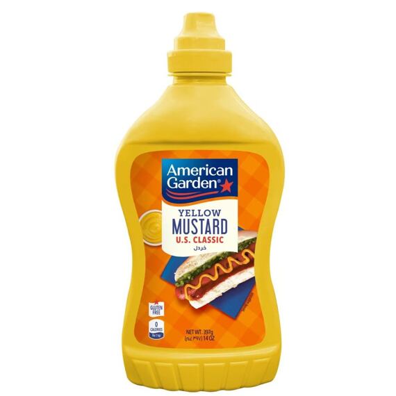 American Garden U.S. Squeeze hořčice 397 g