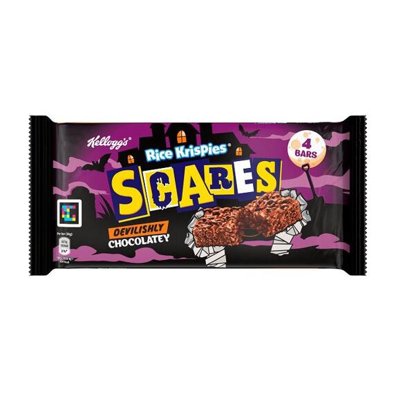 Kellogg's Krispies Squares rýžová tyčinka s čokoládovou příchutí 144 g