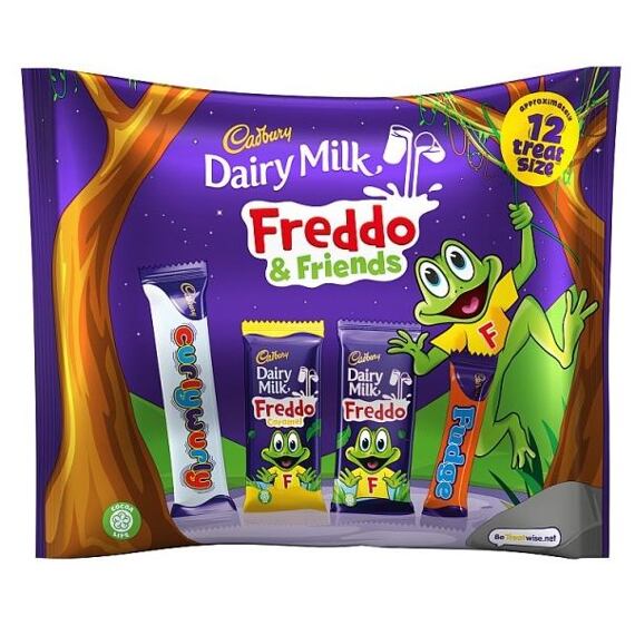 Cadbury Freddo & Friends výběr čokoládových tyčinek 191 g