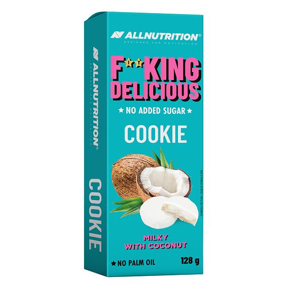 F**KING Delicious Sütik kókusz ízű töltelékkel, tejes mázzal 128 g