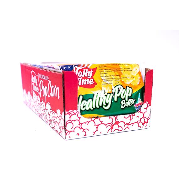 Jolly Time Healthy Pop Butter nízkokalorický popkorn s máslovou příchutí 85 g Celé Balení 18 ks