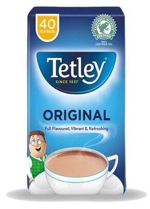 Tetley černý čaj 40 ks 125 g PM