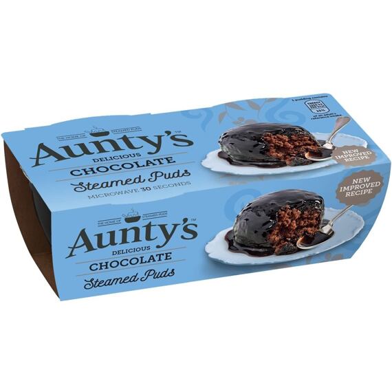 Aunty´s buchtička s pudinkem s příchutí čokolády 2 x 95 g