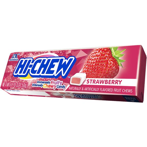 Hi-Chew žvýkací bonbónky s příchutí jahod 50 g