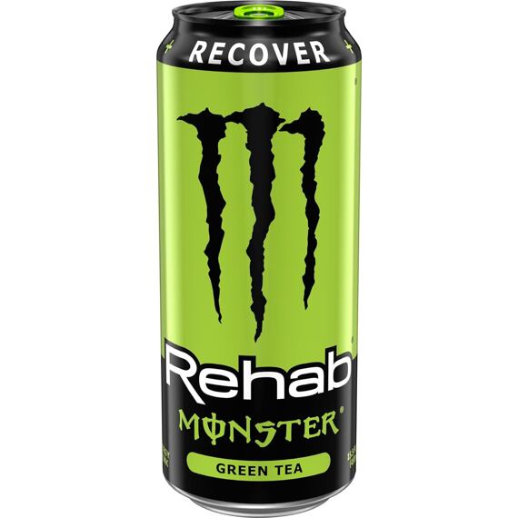 Monster Recover energetický nápoj z nálevu ze zeleného čaje s cukry a sladidly 473 ml
