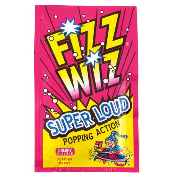 Fizz Wiz praskající bonbonky s třešňovou příchutí 5 g