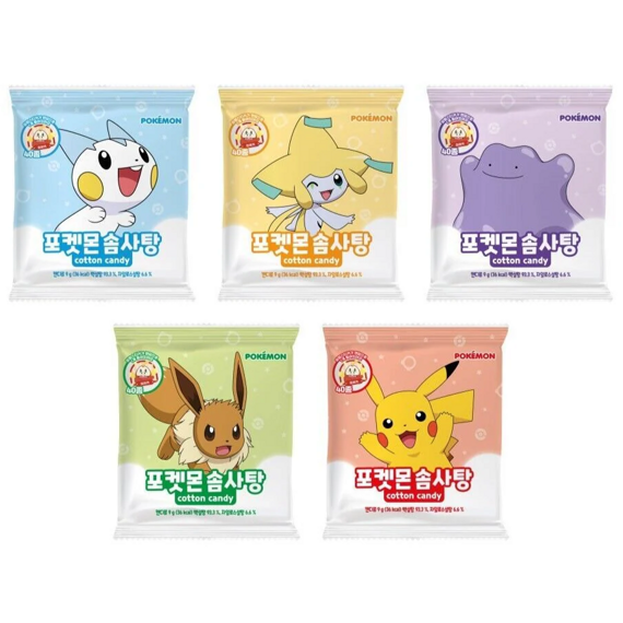 Measty Pokémon cukrová vata se sběratelskou nálepkou 1ks 9 g