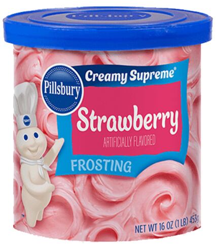 Pillsbury poleva s jahodovou příchutí 453 g