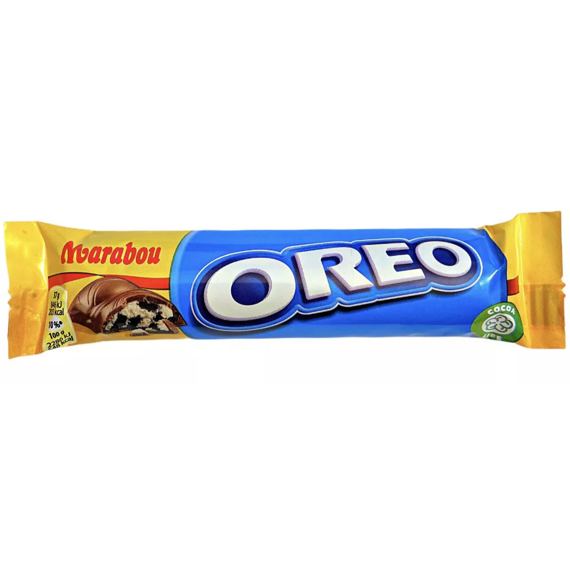 Marabou čokoládová tyčinka s vanilkovou náplní s kousky sušenek Oreo 37 g
