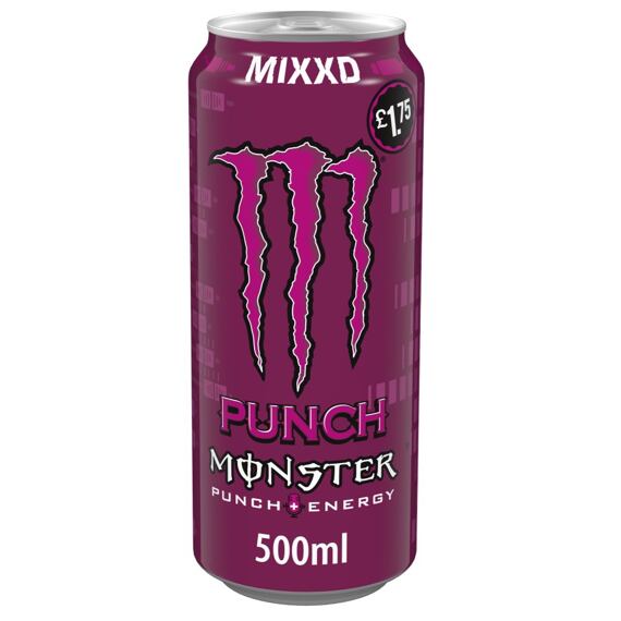 Monster Punch Mixxd energetický nápoj s příchutí ovocného punče 500 ml PM