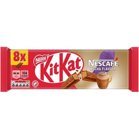 KitKat sušenky s příchutí kávy Nescafé Mocha 8 x 20,7 g