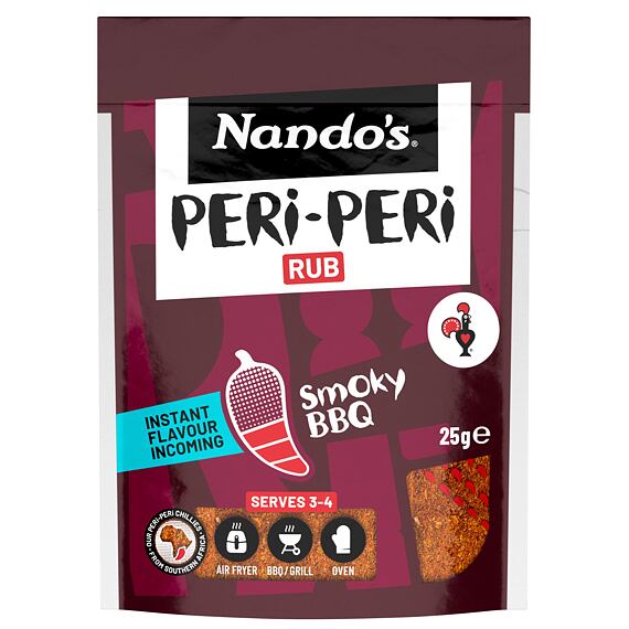 Nando's Peri-Peri kořenící směs s příchutí barbecue omáčky s chilli papričkami 25 g