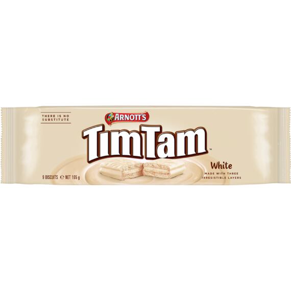 Tim Tam sušenky s vanilkovou náplní a polevou z bílé čokolády 165 g