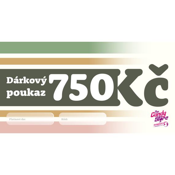 Ajándékutalvány 750 CZK - online