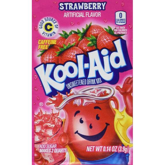 Kool-Aid nápoj v prášku s příchutí jahody 3,9 g