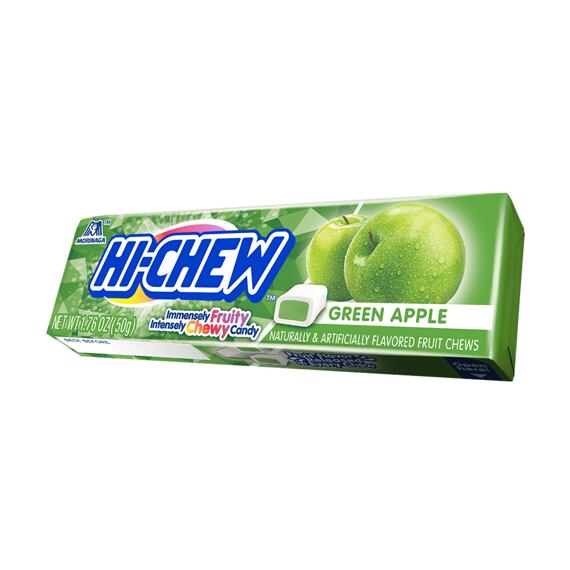 Hi-Chew žvýkací bonbonky s příchutí zeleného jablka 50 g 