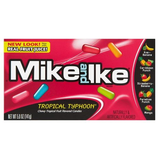 Mike and Ike bonbonky s příchutí tropického ovoce 120 g