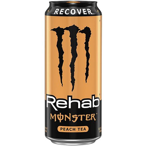 Monster Rehab energetický čaj s příchutí broskve 458 ml