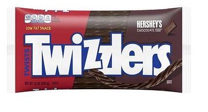 Twizzlers pendreky s příchutí čokolády 340 g