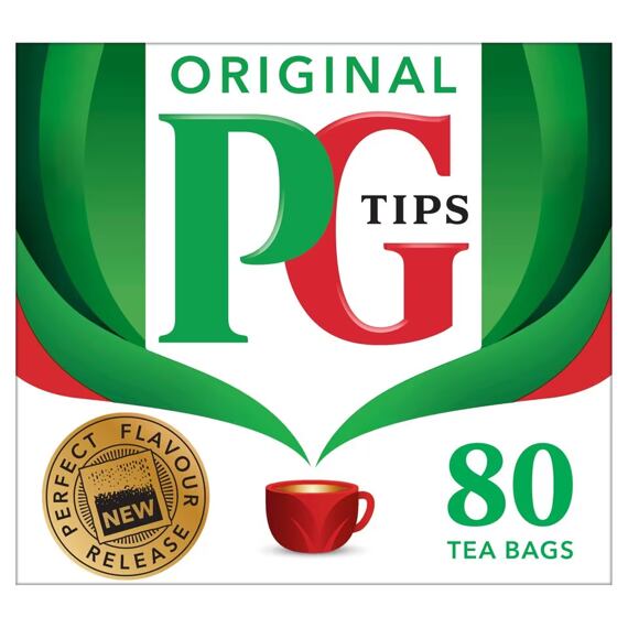 PG Tips Biodegradable černý čaj 80 ks 232 g