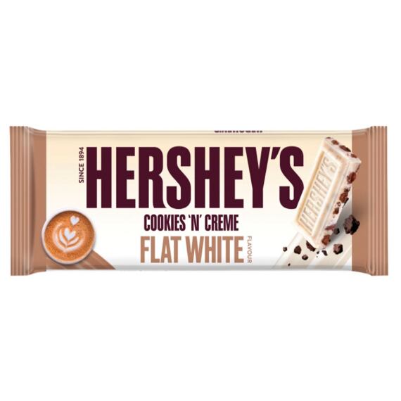 Hershey's bílá čokoláda s kousky čokoládových sušenek s kávovou příchutí 90 g