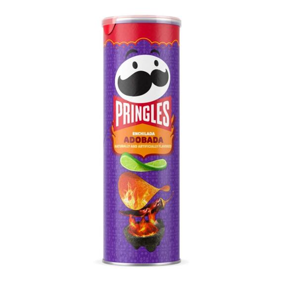 Pringles Enchilada Adobada chipsy s příchutí marinované chilli papričky s limetkou 158 g