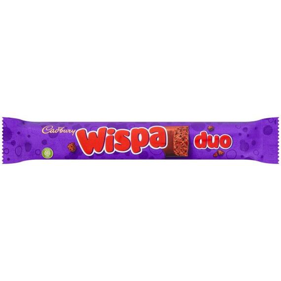 Cadbury Wispa Duo tyčinky z mléčné čokolády 47 g