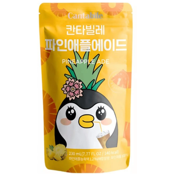 Cantabile nápoj s příchutí ananasu 230 ml