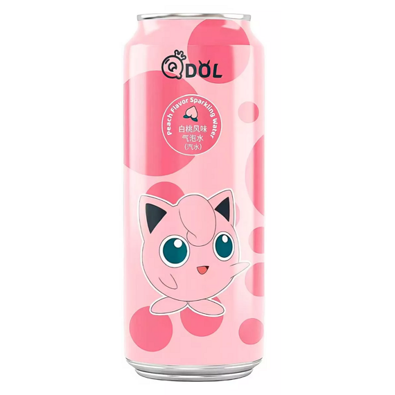 QDOL Pokémon Jigglypuff sycená limonáda s příchutí broskve 500 ml