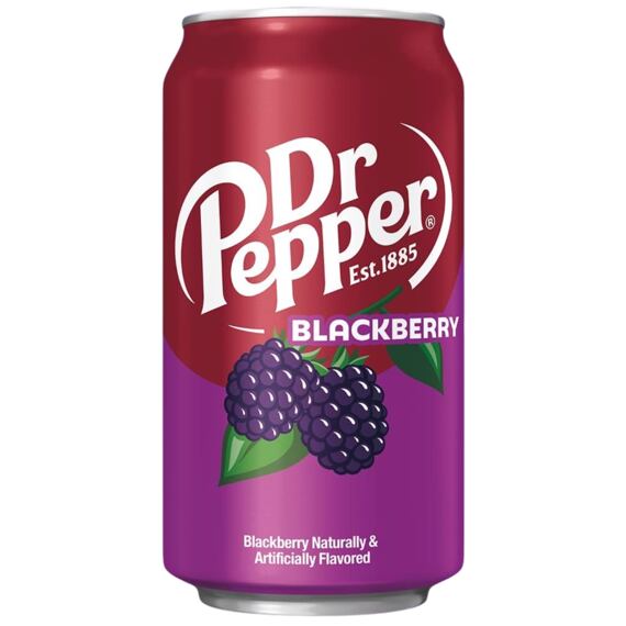 Dr Pepper sycený nápoj s příchutí ostružiny 355 ml