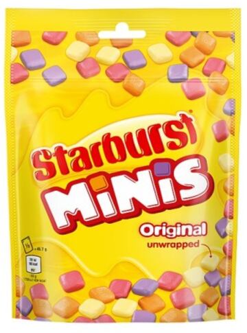 Starburst Mini žvýkací bonbonky s ovocnými příchutěmi 137 g