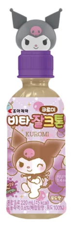 Vita Jalkton Kuromi nápoj s příchutí hrozna cukrem a sladidly 220 ml